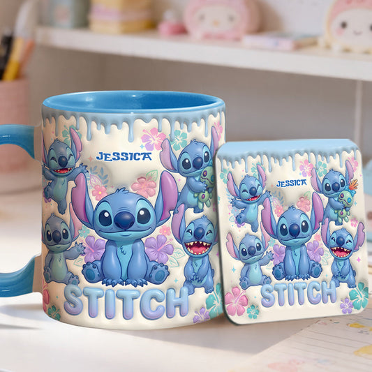 Sti Ohana Means Family - Personalized Accent Mug - Gift For Movie Fans NL122