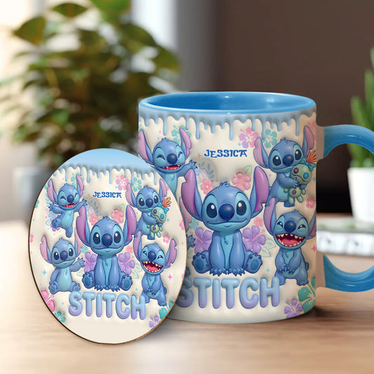 Sti Ohana Means Family - Personalized Accent Mug - Gift For Movie Fans NL122