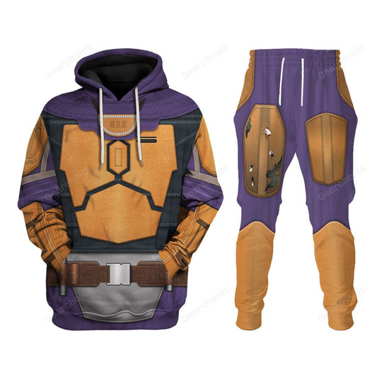 Stwa Mandalorian SD Costume Hoodie Sweatshirt Sweatpants Tshirt Hawaiian shirt CSSWR021
