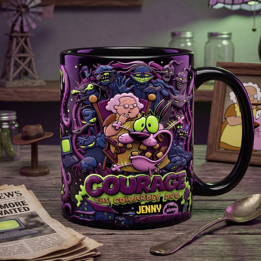 Brave Little Dog - Personalized Coffee Mug - Gift For Movie Fans NL122
