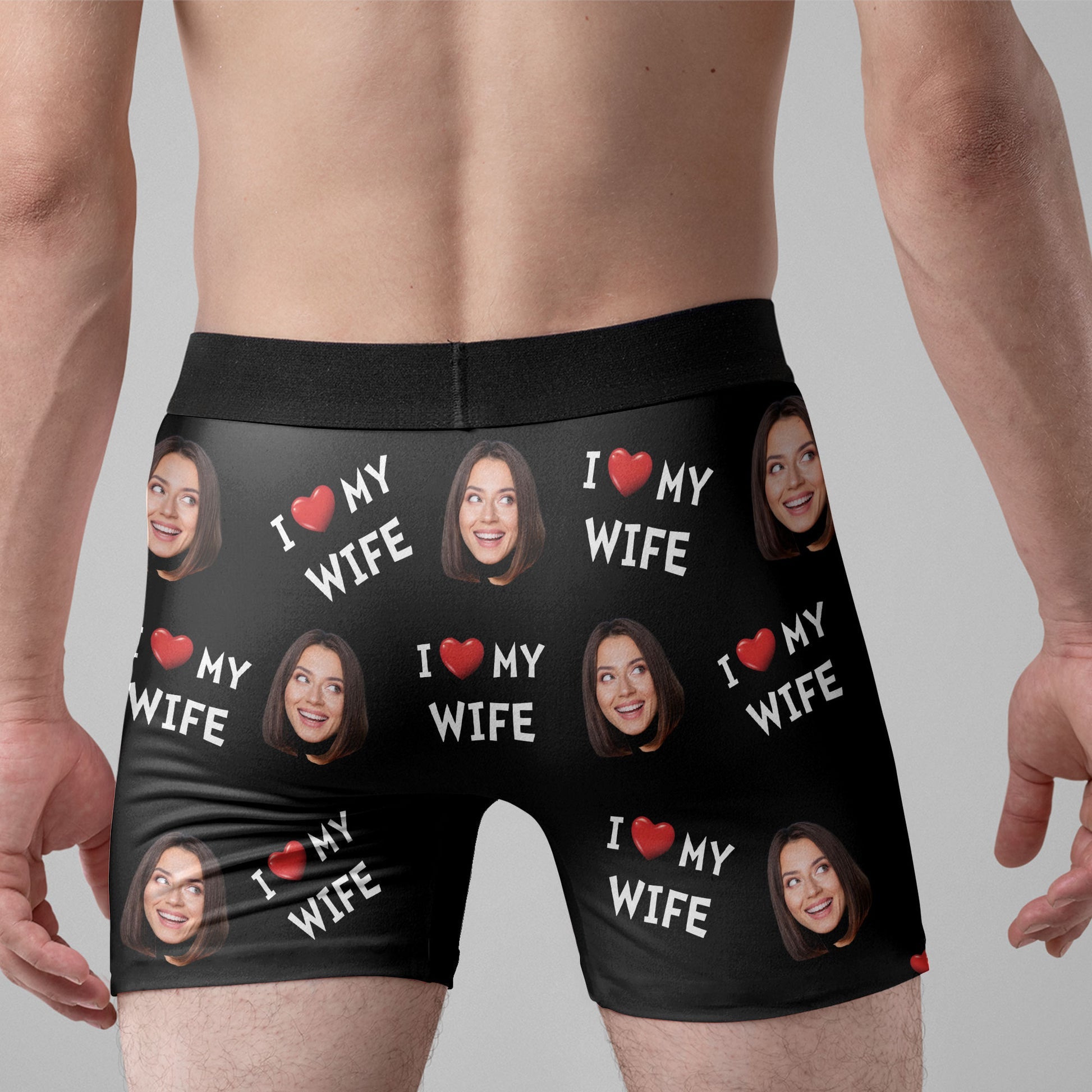 24hour Open Only For My Wife Personalized Photo Mens Boxer Briefs_2