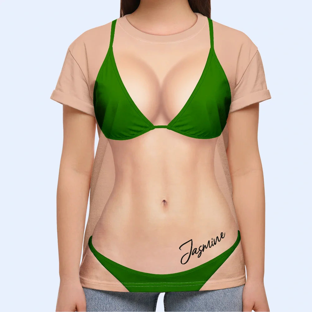 3DSexyBodyBikiniSummer PersonalizedFullPrintTShirt TS1131 CLA3400 Mk3