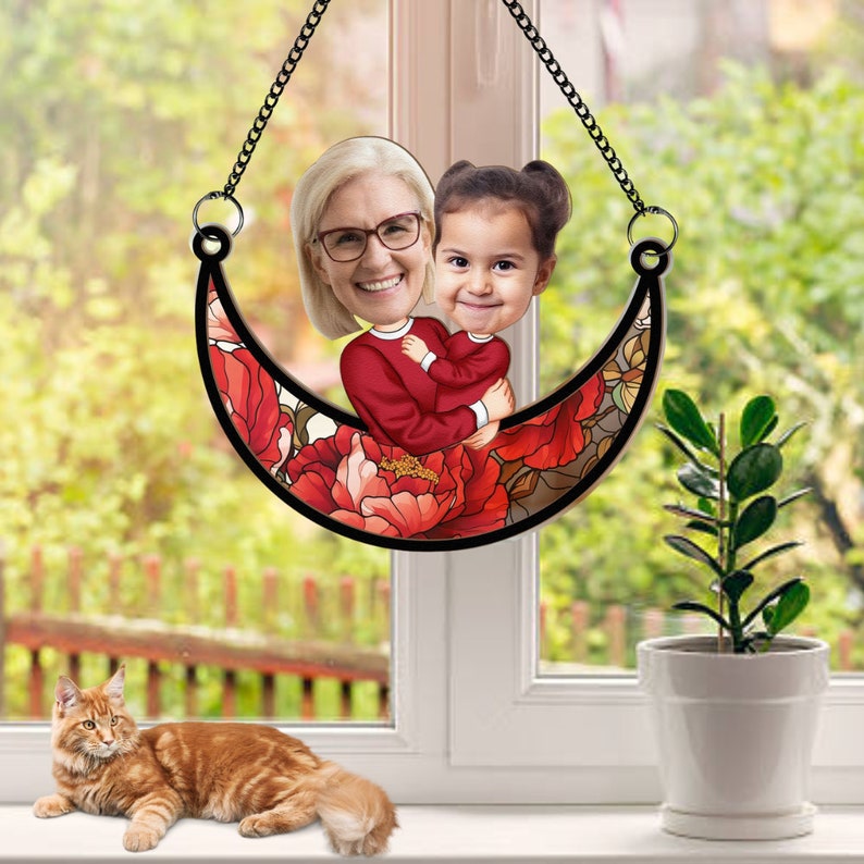 I Always Love You - Gift For Mom, Daughter - Personalized Window Hanging Suncatcher Ornament