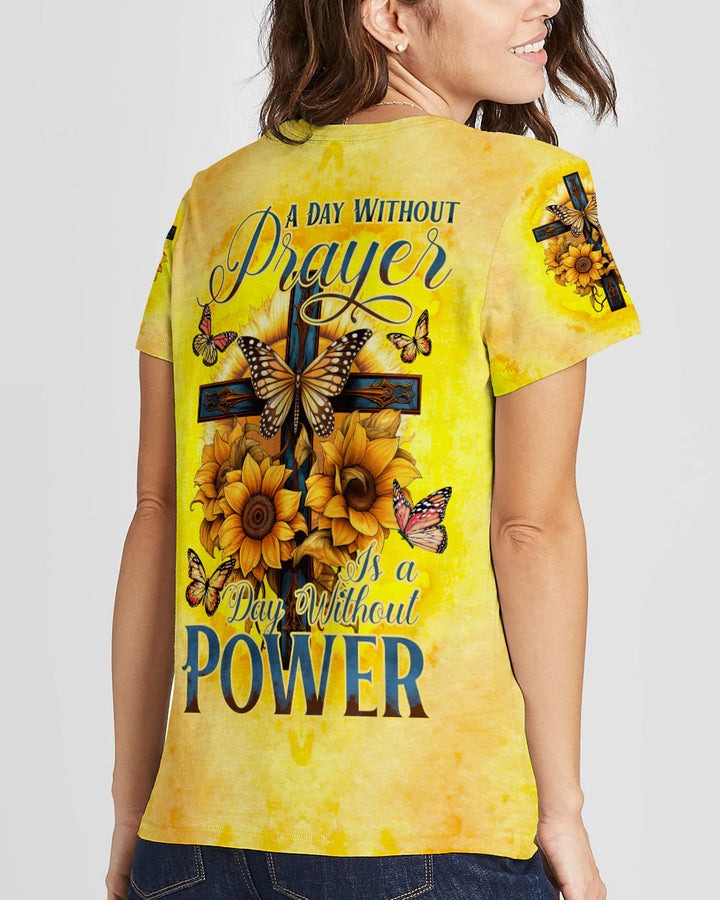 ADayWithoutPrayerIsADayWithoutPower Women_sAllOverPrintShirt_5