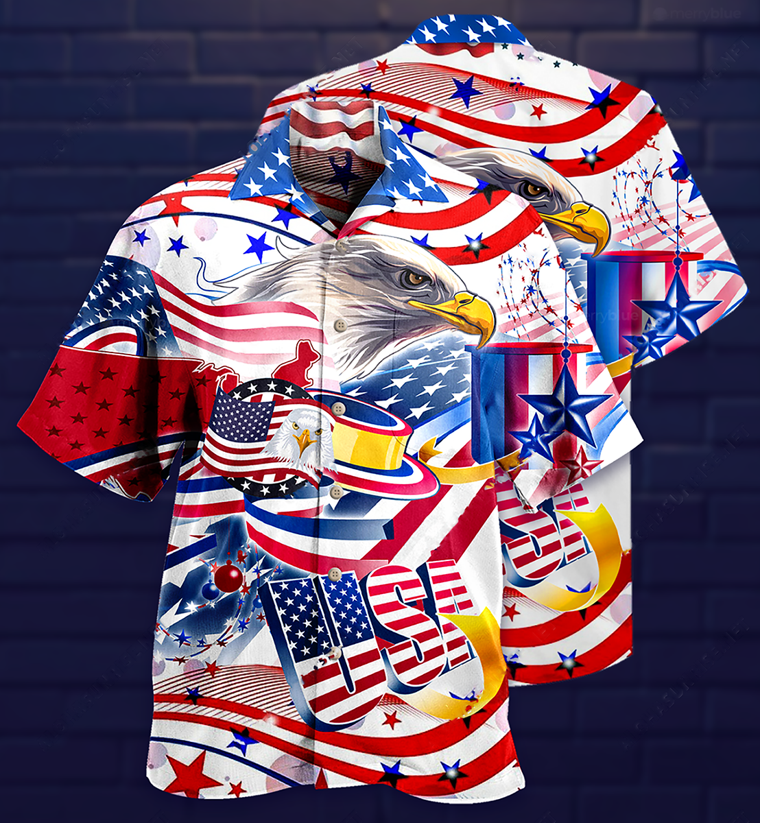 AmericaEagleAmerica HawaiianShirt OwlOhh_5074_2