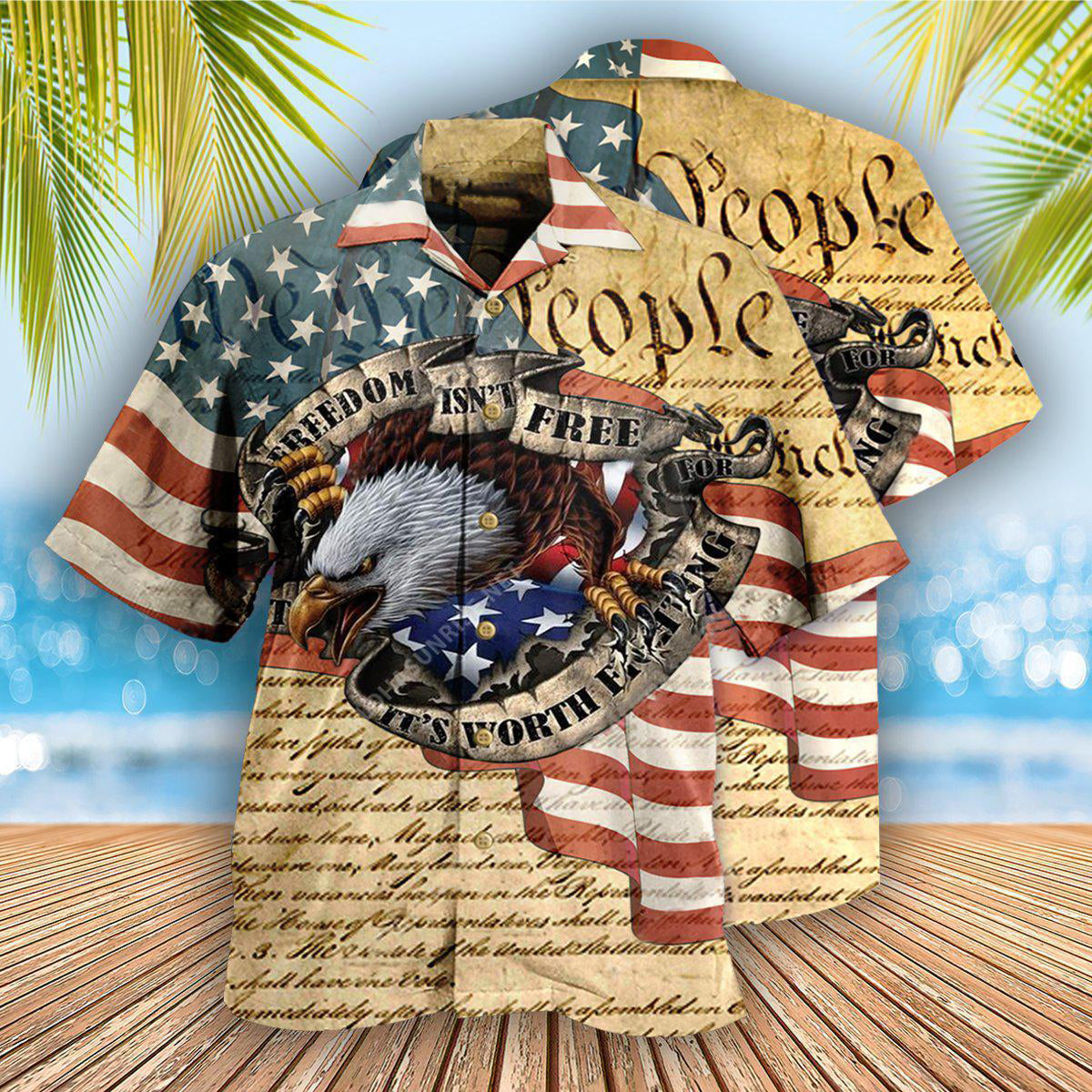 AmericaFreedomWorthFightingForAmerica HawaiianShirt OwlOhh_9423_2