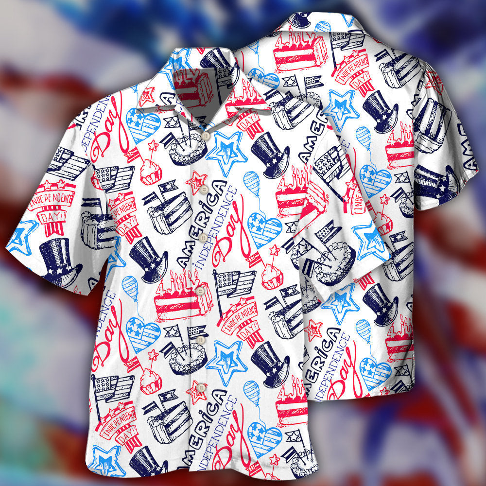 AmericaIndependenceDayArtStyle HawaiianShirt OwlOhh_4623_2