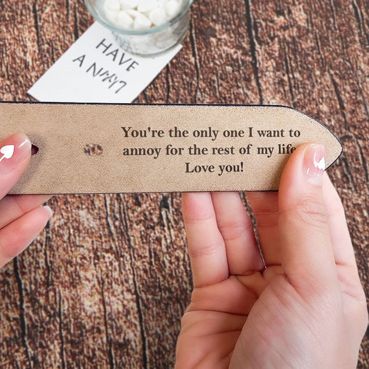 AnniversaryGiftSecretMessageForHim PersonalizedEngravedLeatherBelt_3