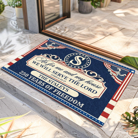AsForMeAndMyHouseWeWillServeTheLordPersonalizedDoormat2_b85b911b 0d3a 4db1 a793 2c555564cc60