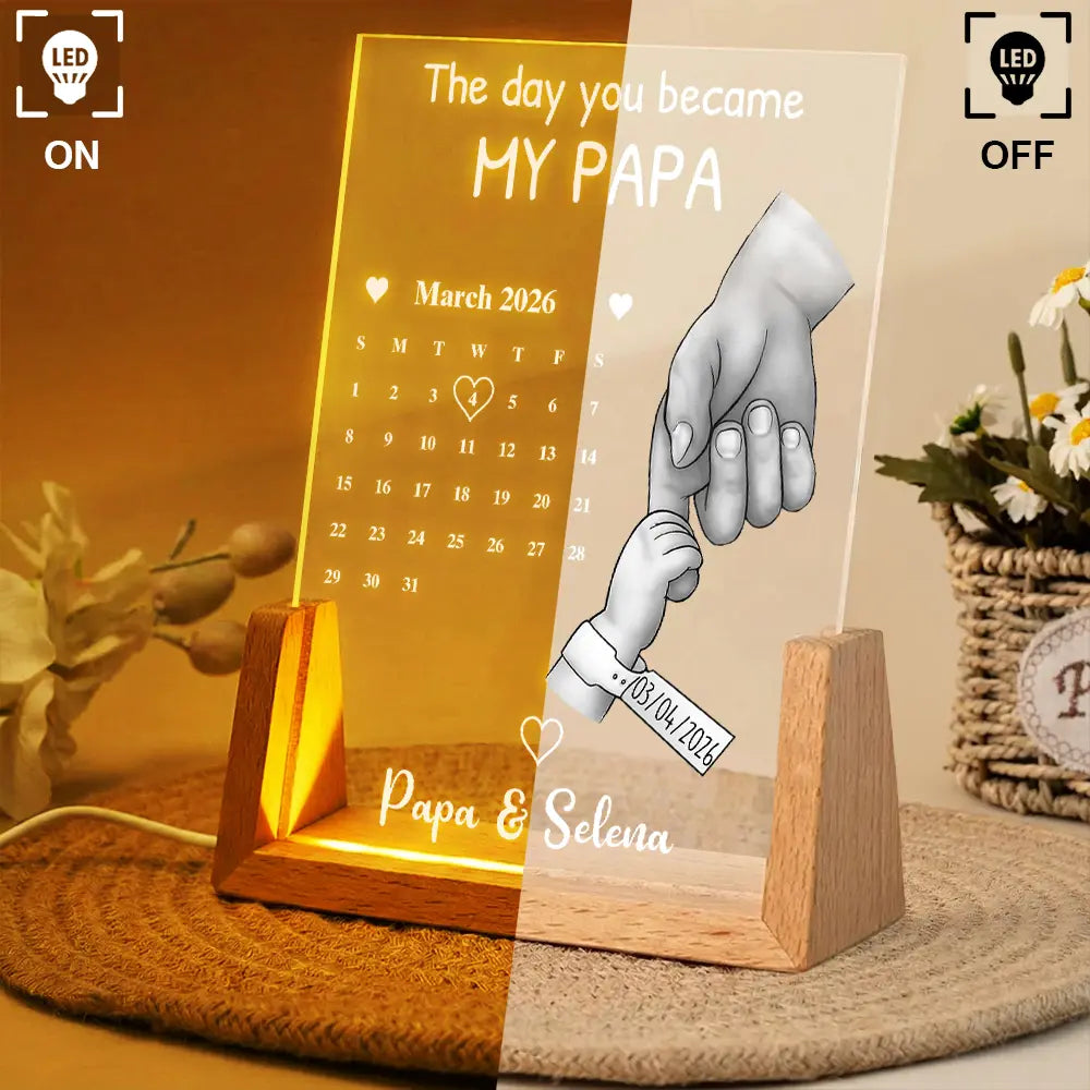 CalendarTheDayYouBecameMyDadMom PersonalizedNightLight PT2037 CIN4536 MK2_f3740593 4213 4195 b0a9 8750acf02c16