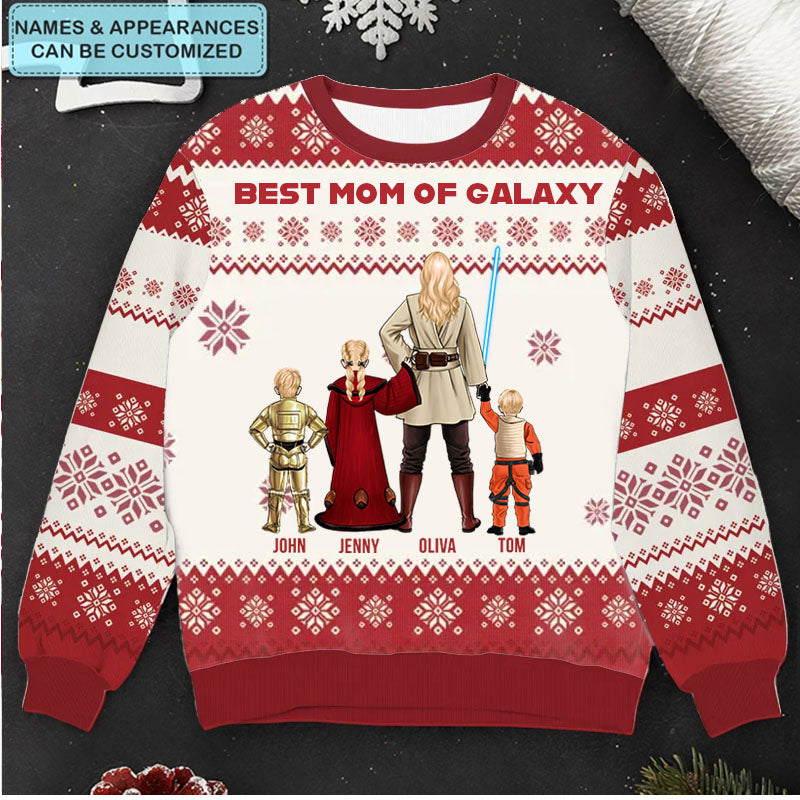 ChristmasStarwarFamilyCostumes PersonalizedCustomUglySweater ChristmasGiftForFamily_FamilyMembers1