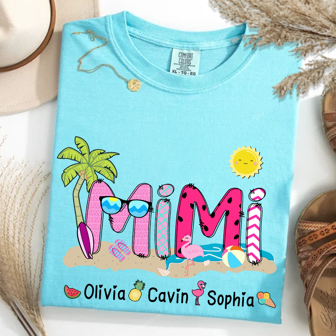 Comfort Colors_C2_AE Mimi Beach Summer Gift For Grandma T Shirt_Lagoon Blue_S 1 cVH9T