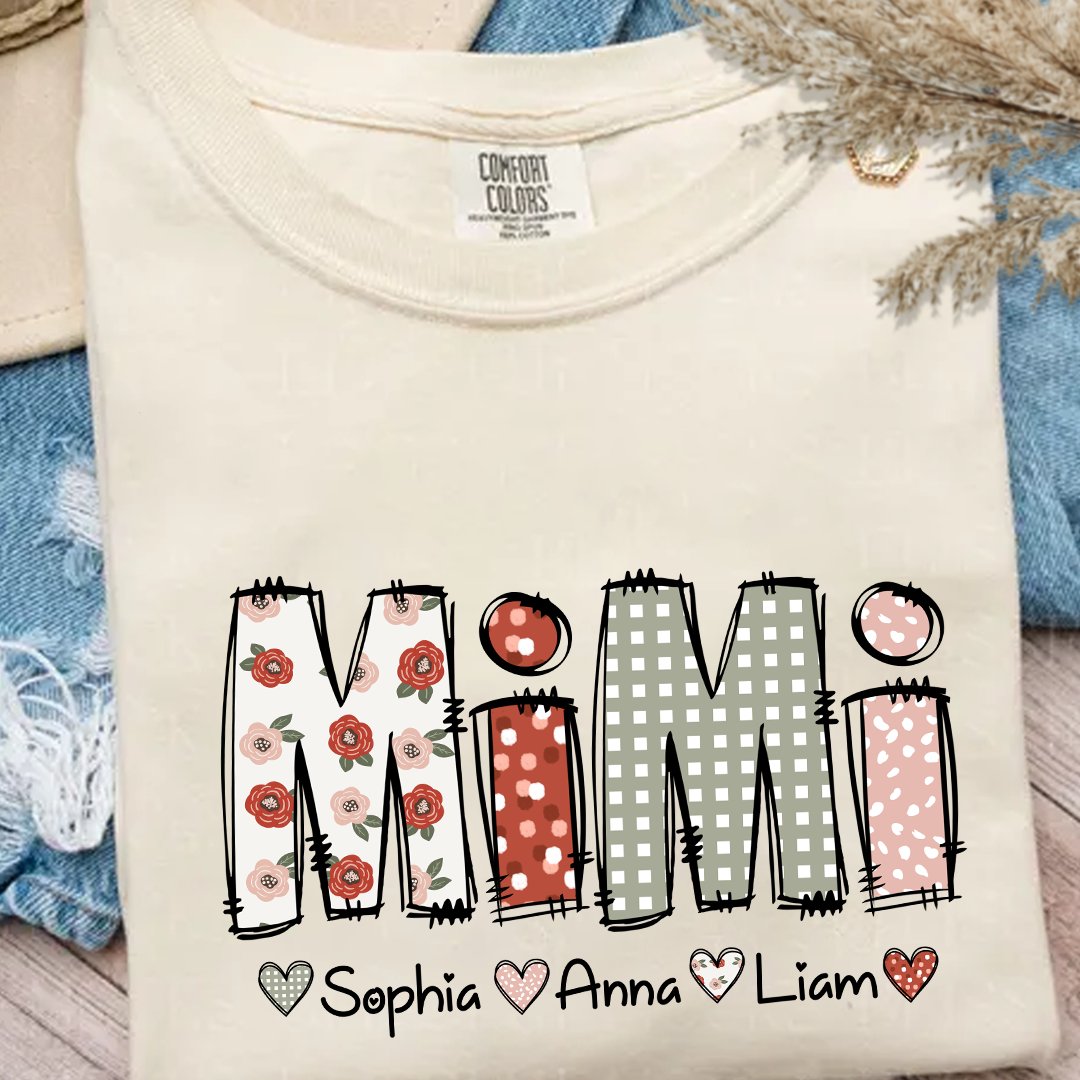 Comfort Colors_C2_AE Personalize Mimi 2025 Shirt Custom Grandma And Grandkids Shirt_Ivory_S 1 CGMa5