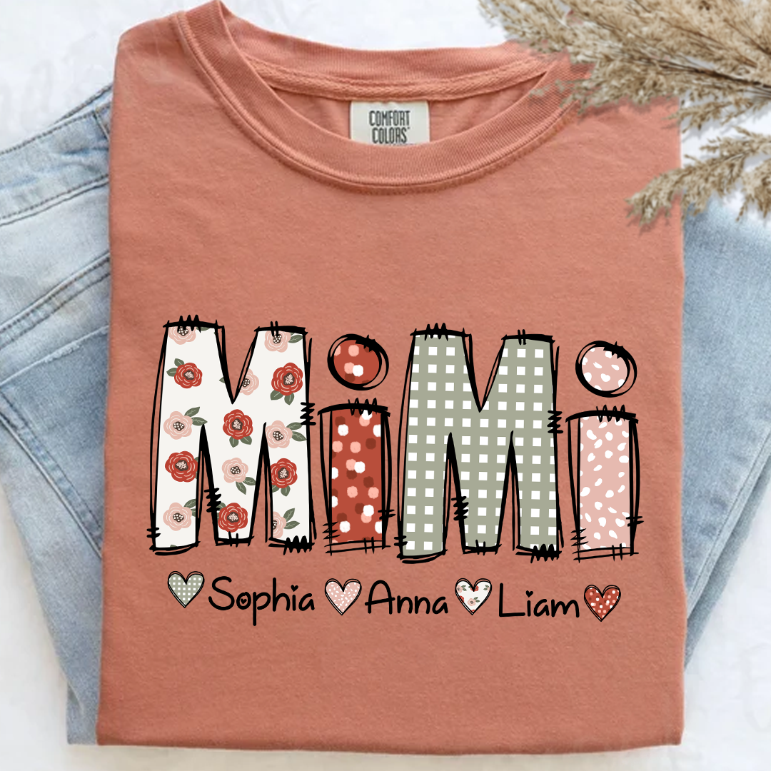 Comfort Colors_C2_AE Personalize Mimi 2025 Shirt Custom Grandma And Grandkids Shirt_Terracotta_S 1 hjrOJ