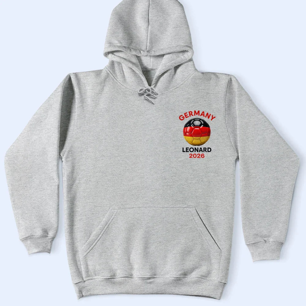 CountryFlagsSoccerBall PersonalizedTShirt TS1126 CLA3369 Mk5