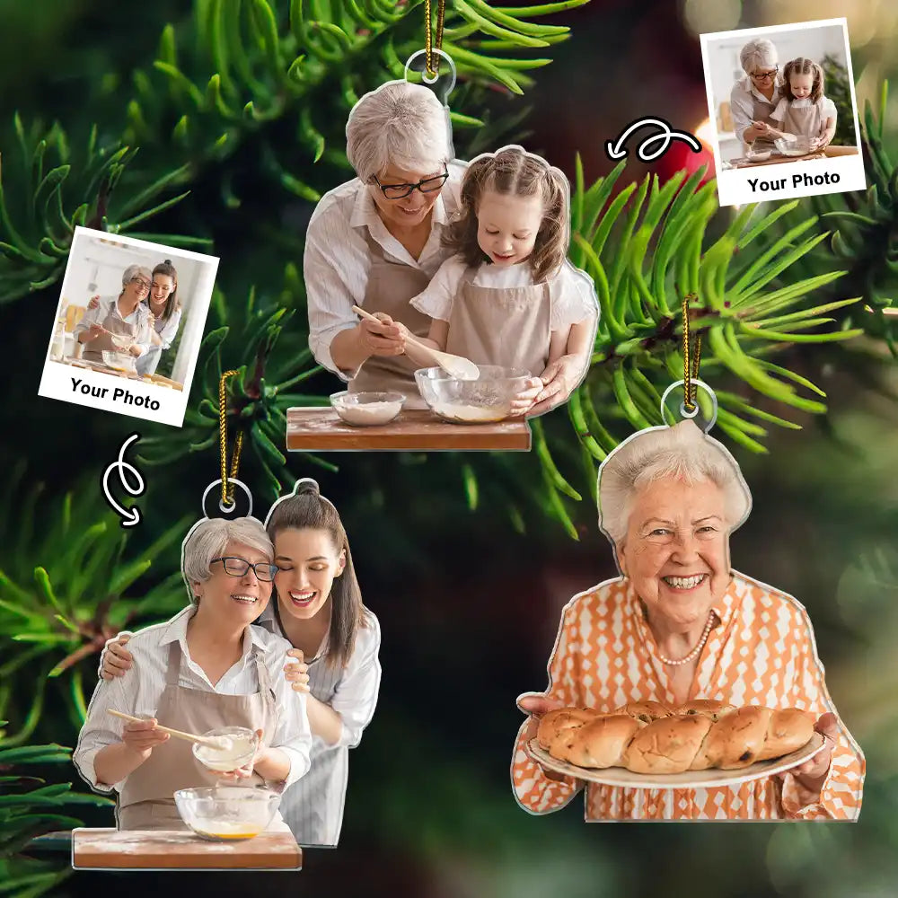 CustomPhotoBakingLovers PersonalizedAcrylicPhotoOrnament TK834 CLA1481 MkDEF