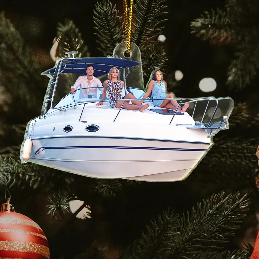 CustomPhotoBoatingPonToonChristmasDecorations PersonalizedAcrylicPhotoOrnament TG059 CLA1492 MockupWEB2