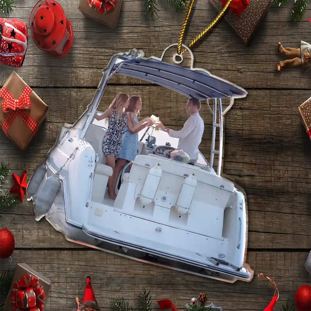 CustomPhotoBoatingPonToonChristmasDecorations PersonalizedAcrylicPhotoOrnament TG059 CLA1492 MockupWEB5