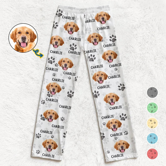 CustomPhotoPawsomeChristmasVibes_ Dog_CatPersonalizedCustomPajamaPants ChristmasGiftForPetOwners_PetLovers_1