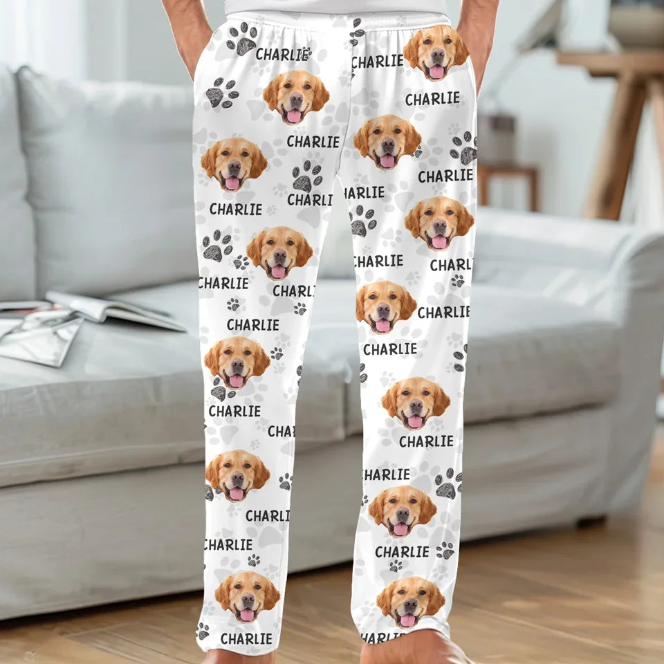 CustomPhotoPawsomeChristmasVibes_ Dog_CatPersonalizedCustomPajamaPants ChristmasGiftForPetOwners_PetLovers_3