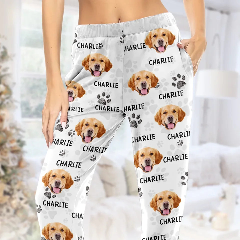 CustomPhotoPawsomeChristmasVibes_ Dog_CatPersonalizedCustomPajamaPants ChristmasGiftForPetOwners_PetLovers_5