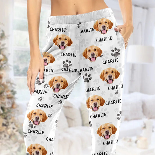 CustomPhotoPawsomeChristmasVibes_ Dog_CatPersonalizedCustomPajamaPants ChristmasGiftForPetOwners_PetLovers_5