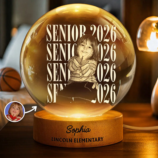 CustomPhotoSeniorVintagePortrait PersonalizedCrystalGlobeLamp HT825 CLA3010 MKDEF_6ad7eb54 58ac 4f63 9ed6 a84626aa567c