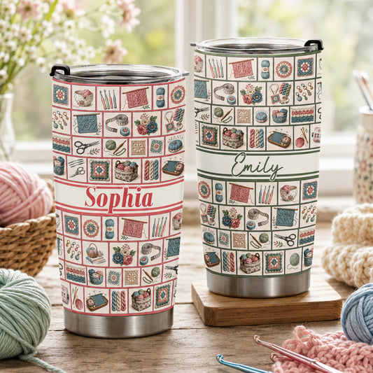 Custom_Monogram_Name_Gift_For_Knitting_Crocheting_Lovers_Personalized_Tumbler_1