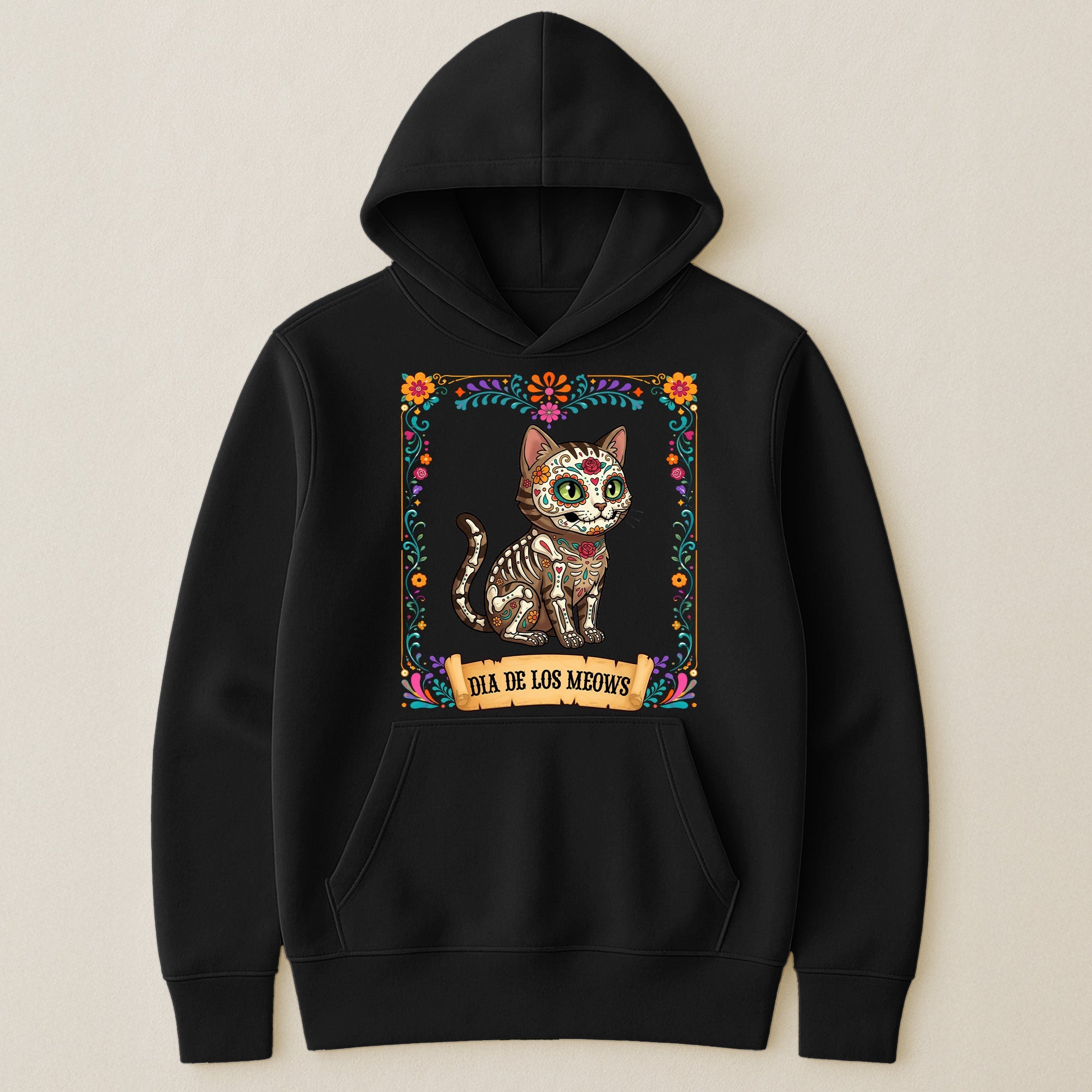 Custom_Pet_Portrait_Day_Of_The_Dead_Personalized_Shirt_5
