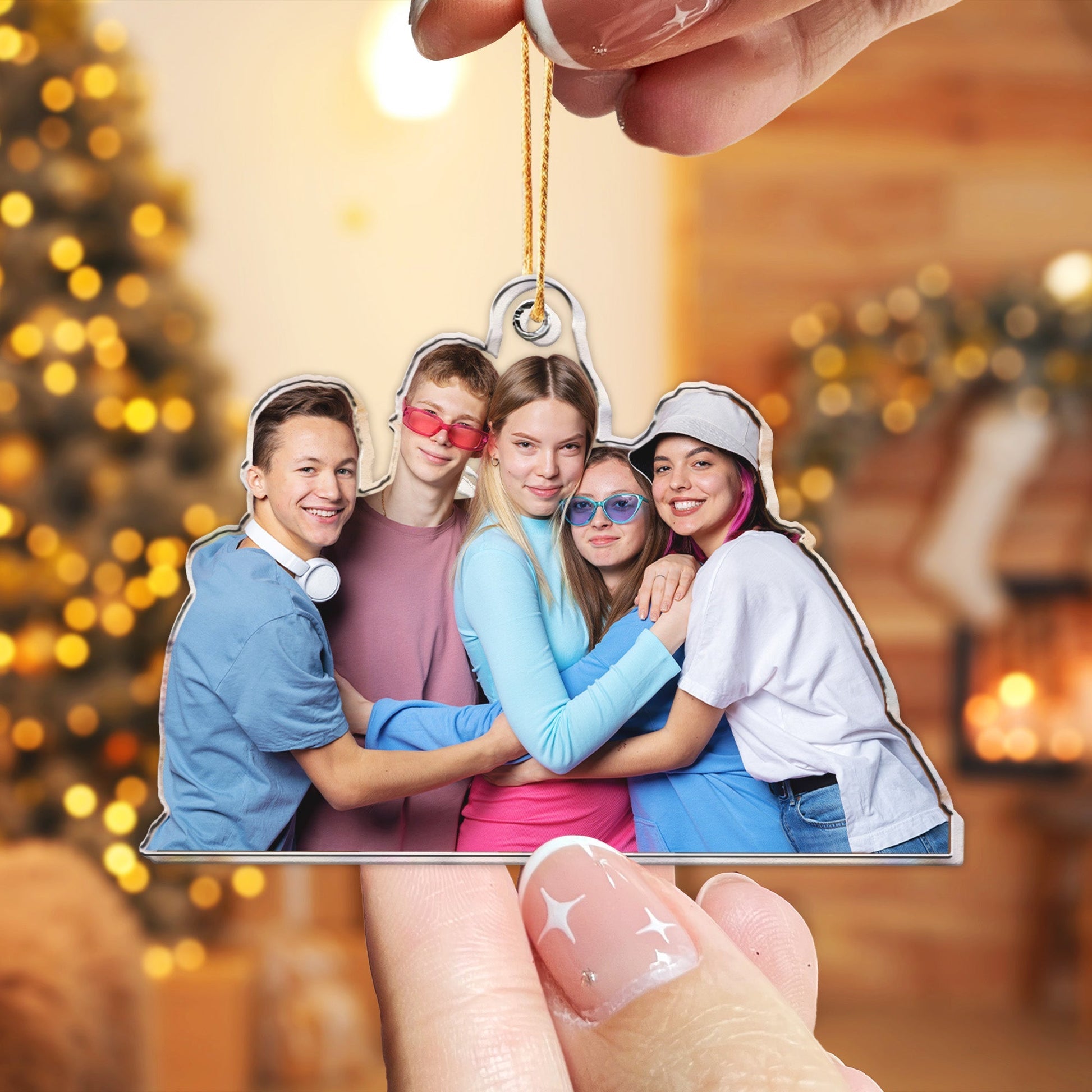 Custom_Photo_Christmas_Gift_For_Siblings_ _Personalized_Acrylic_Photo_Ornament_2