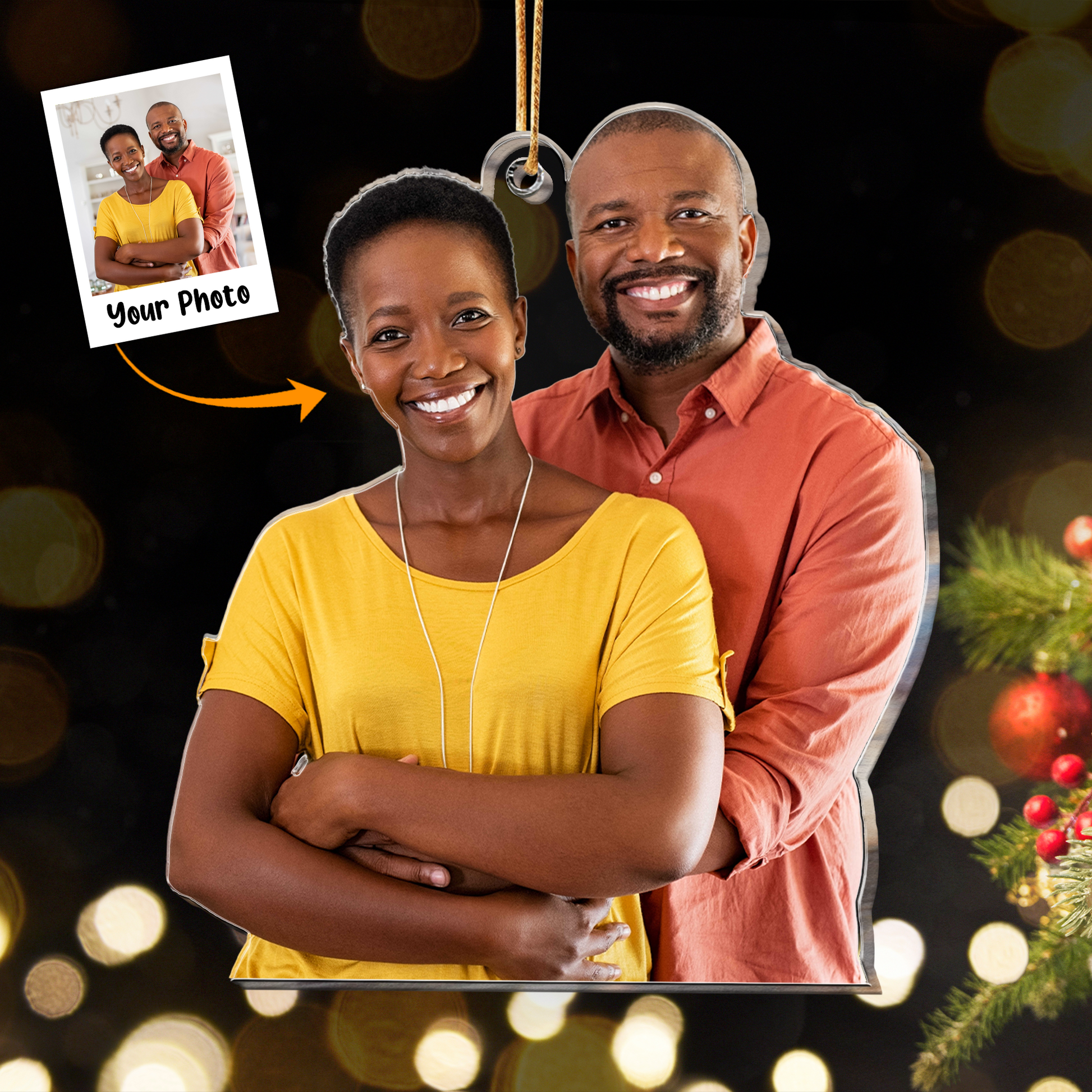 Custom_Photo_Hubby_Wifey_Gift_For_Couple_ _Personalized_Acrylic_Photo_Ornament_2