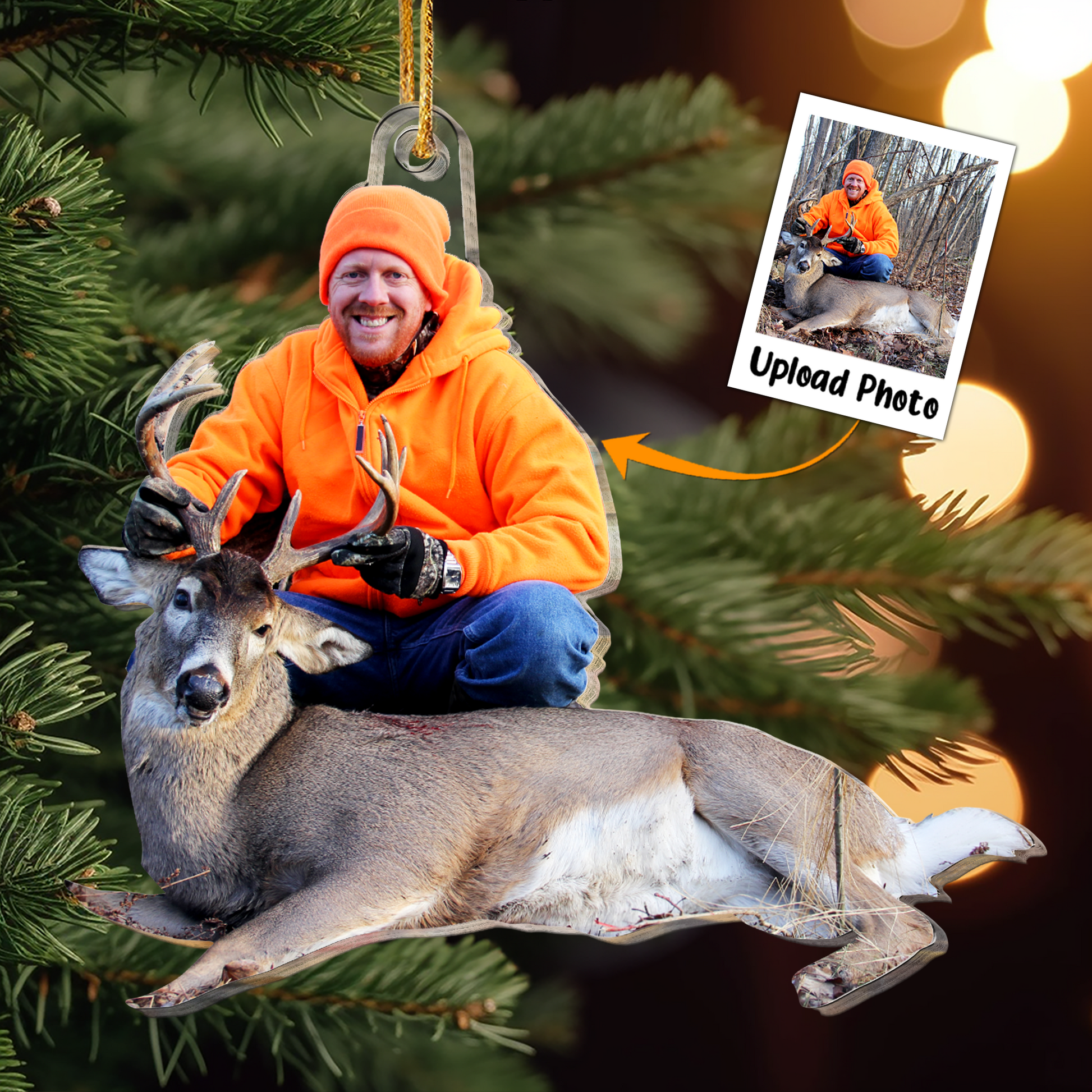 Custom_Photo_Ornament_For_Hunting_Lovers_ _Personalized_Hunting_Photo_Ornament_1