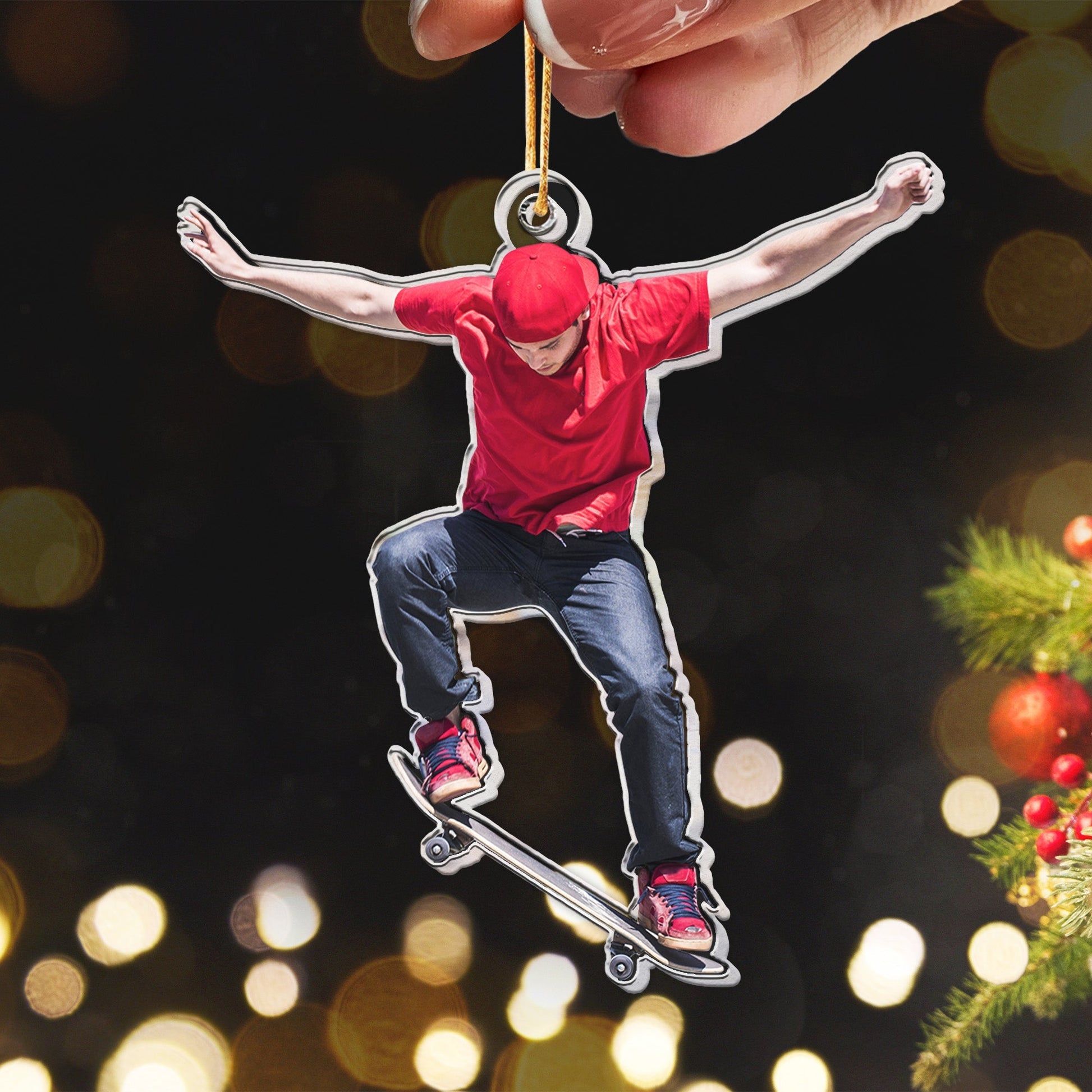 Custom_Photo_Skateboarding_Is_My_Life_ _Personalized_Acrylic_Photo_Ornament_2