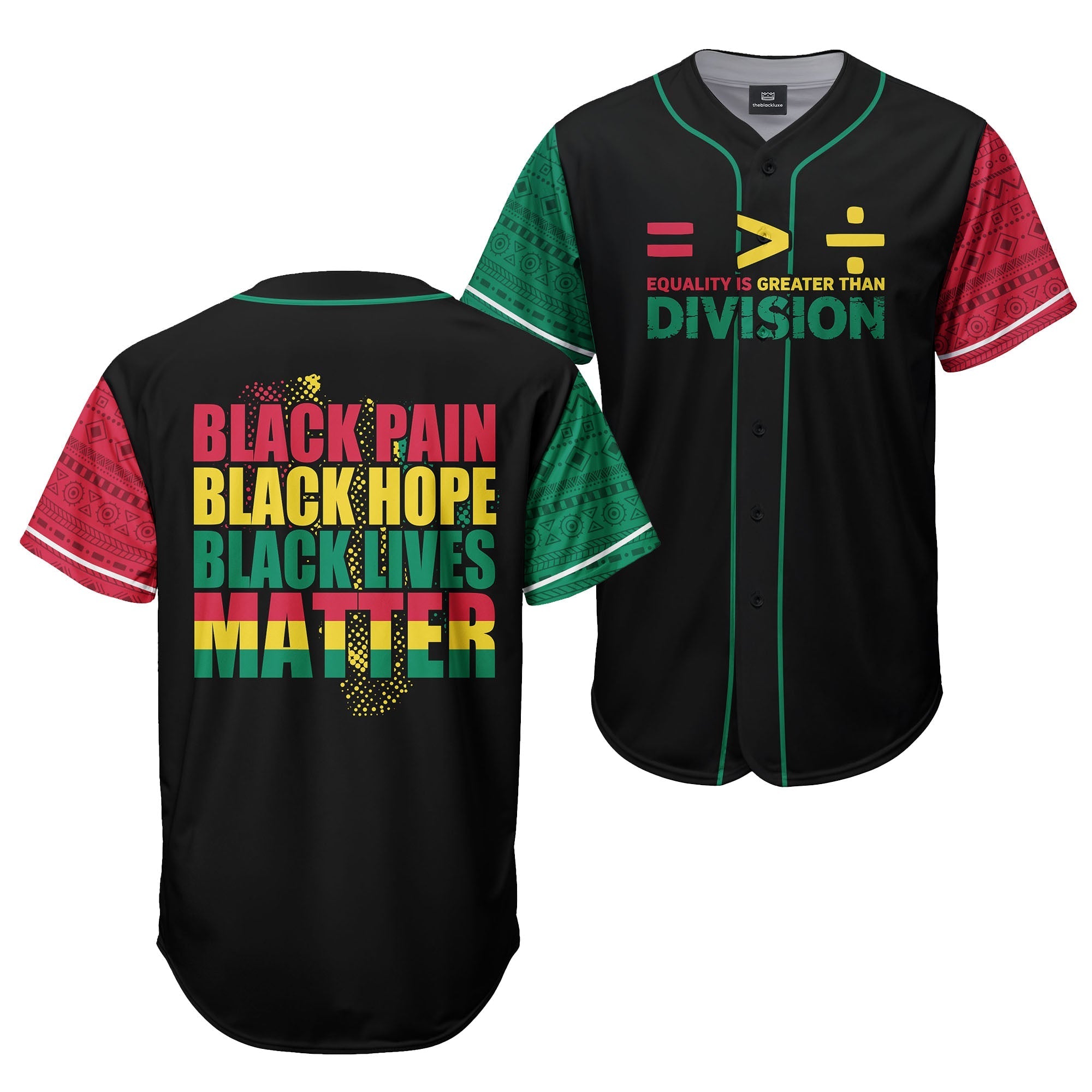 EqualityIsGreaterThanDivisionBaseballJersey1