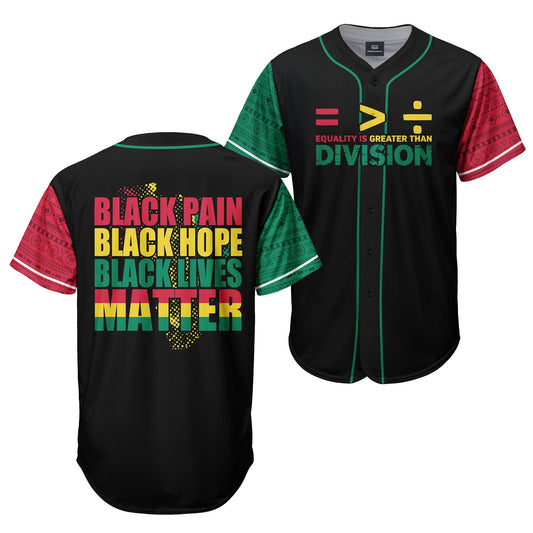 EqualityIsGreaterThanDivisionBaseballJersey1