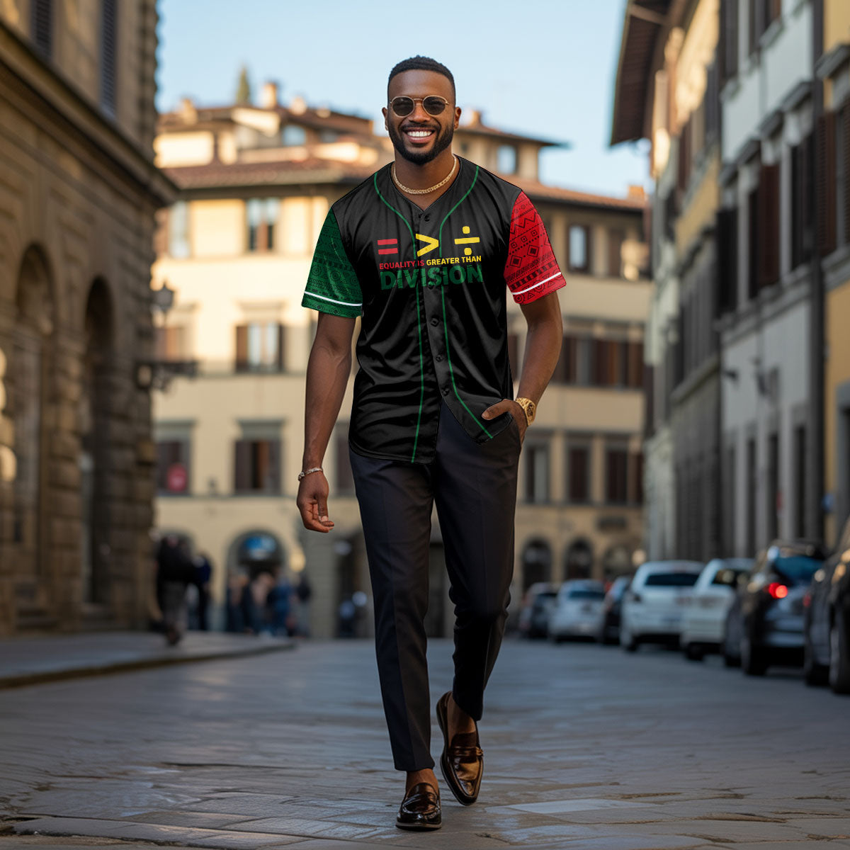 EqualityIsGreaterThanDivisionBaseballJersey2