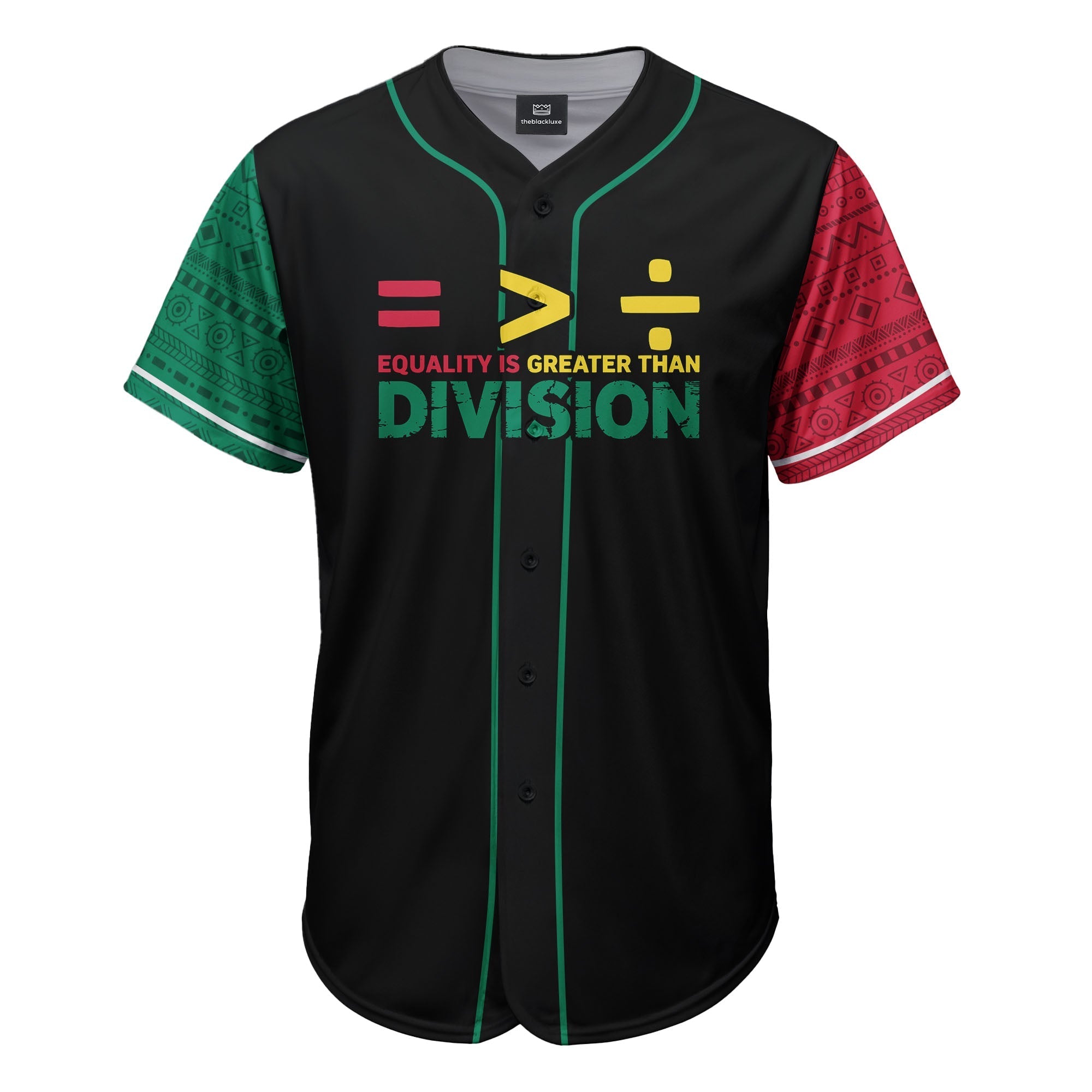 EqualityIsGreaterThanDivisionBaseballJersey3