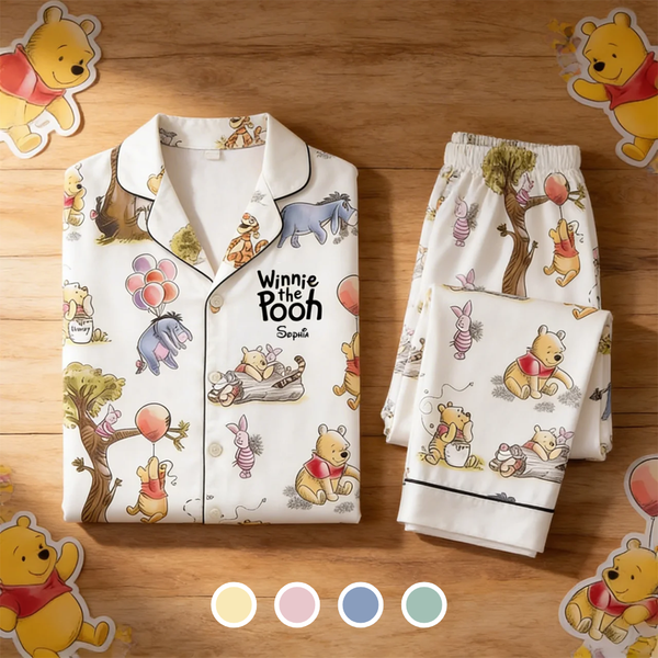 Just Loves Honey Bear - Personalized Pajama For Adult, Kid - Gift For Movie Fans HH01