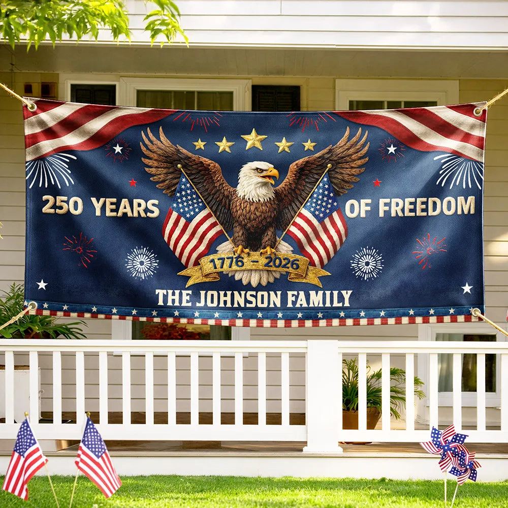 FauxPuffEmbroideryEffectPatrioticEagle250YearsOfFreedom DH347 CLA2677 MKDEF