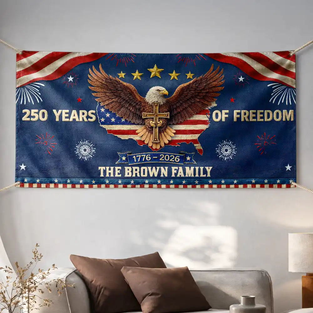 FauxPuffEmbroideryEffectPatrioticEagle250YearsOfFreedom DH347 CLA2677 MKWEB4