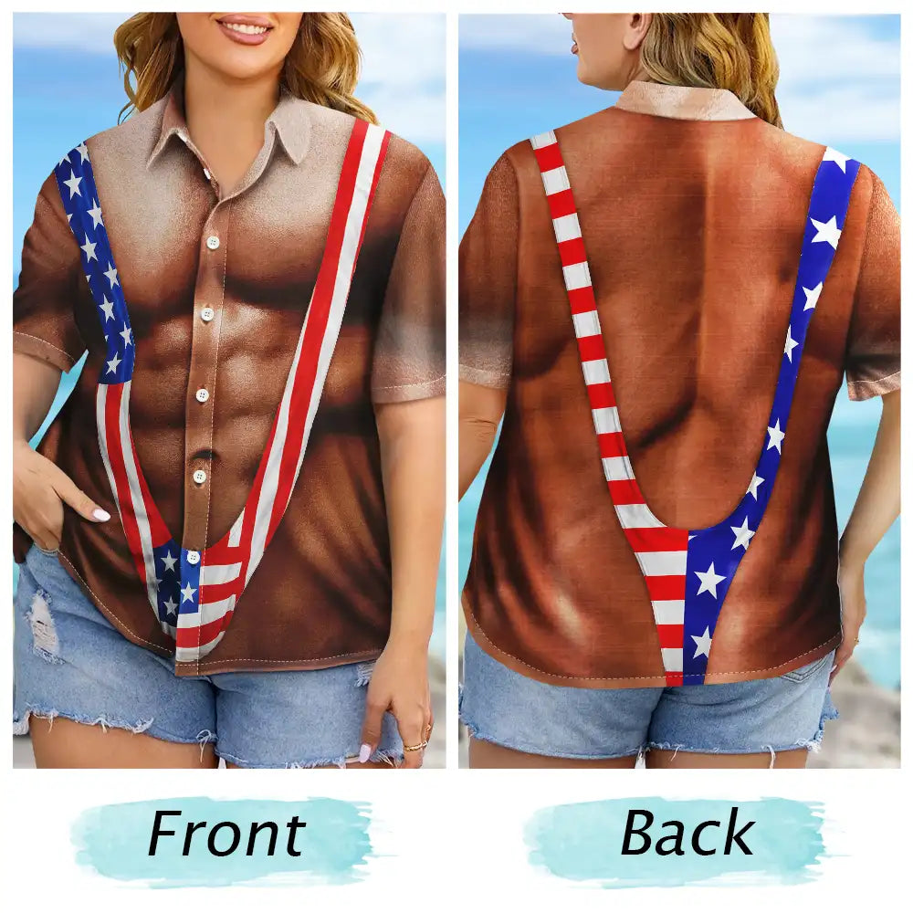 Funny3DHairyBodySwimsuit PersonalizedHawaiianShirt TE012 CLA3472 MK4_fd0b6507 1014 4a87 a117 fafbd8a8e10b