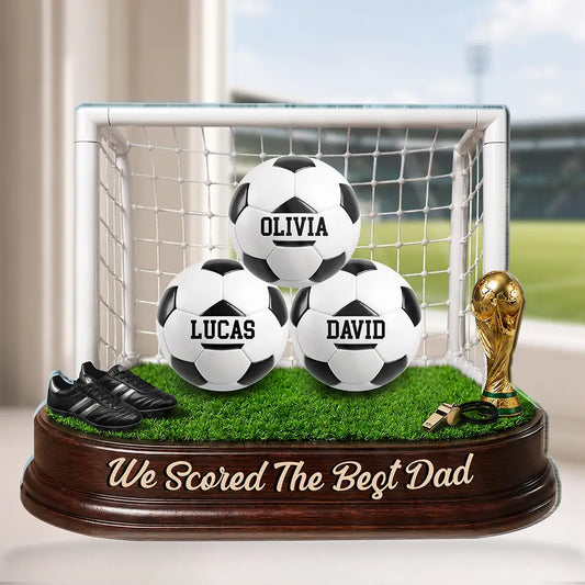 GameDayWeScoredTheBestDad PersonalizedCustomShapedAcrylicPlaque MK291 DSR1005 MKDEF