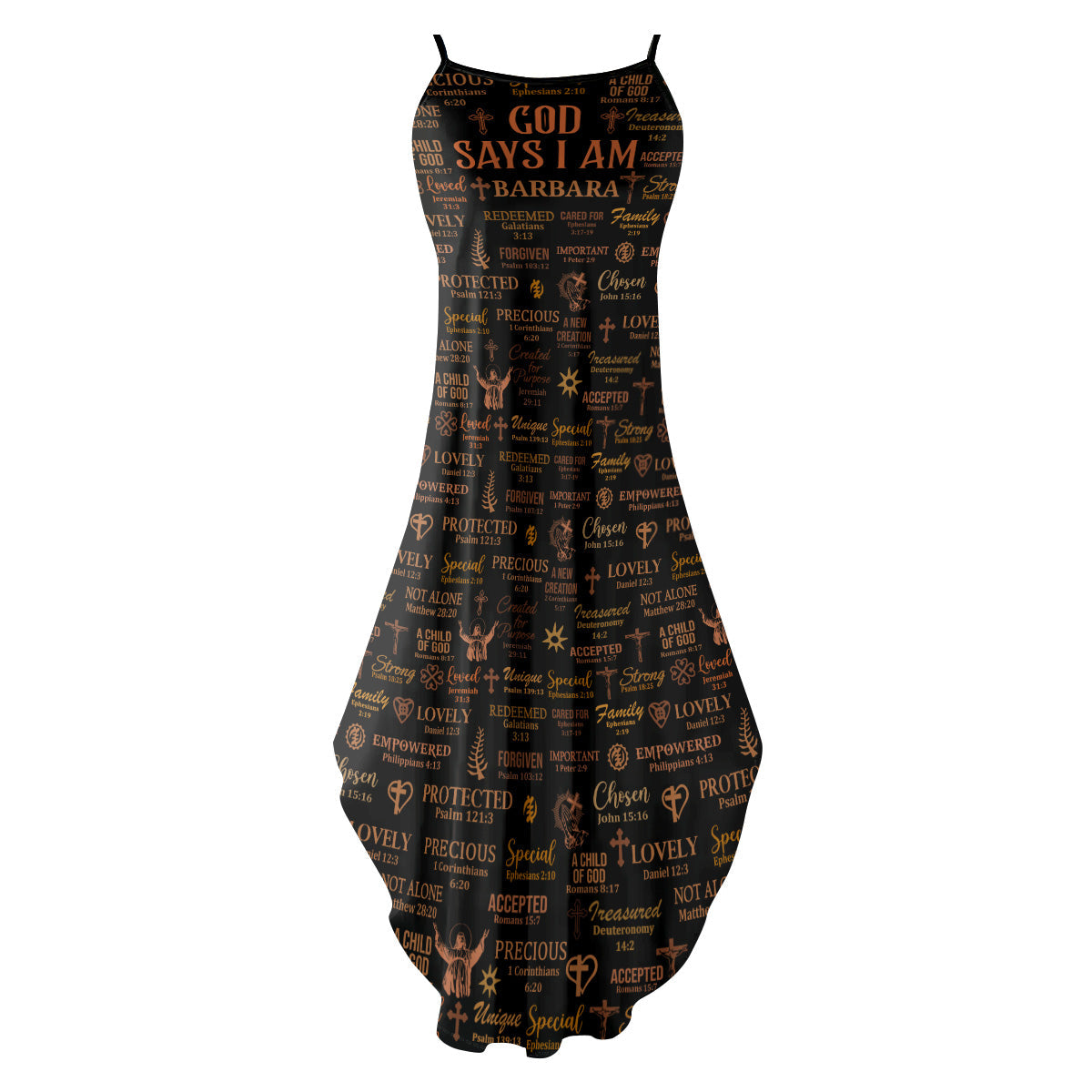 GodSaysIAm PersonalizedMaxiDressHN02_2