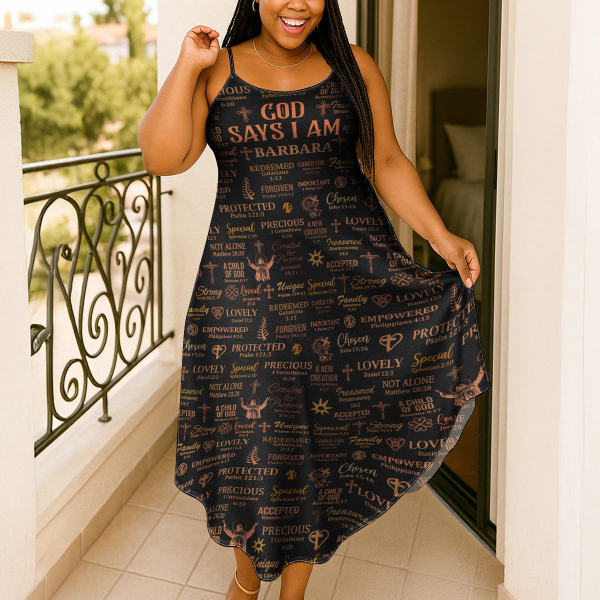 GodSaysIAm PersonalizedMaxiDressHN02_4