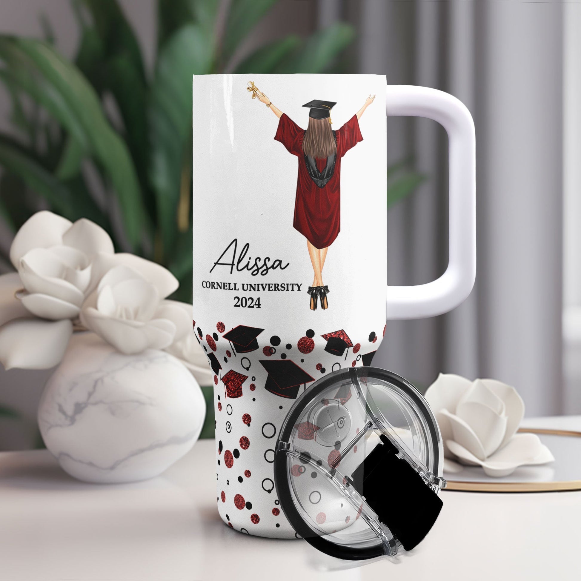 Graduation You Believed You Could So You Did Personalized 40oz Tumbler With Straw_2