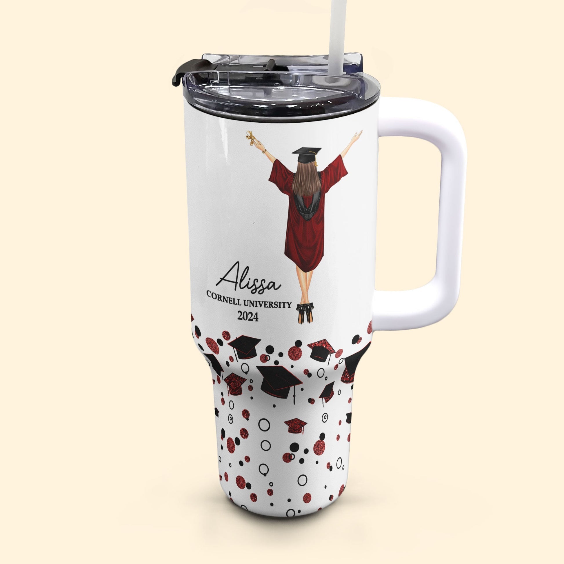 Graduation You Believed You Could So You Did Personalized 40oz Tumbler With Straw_4