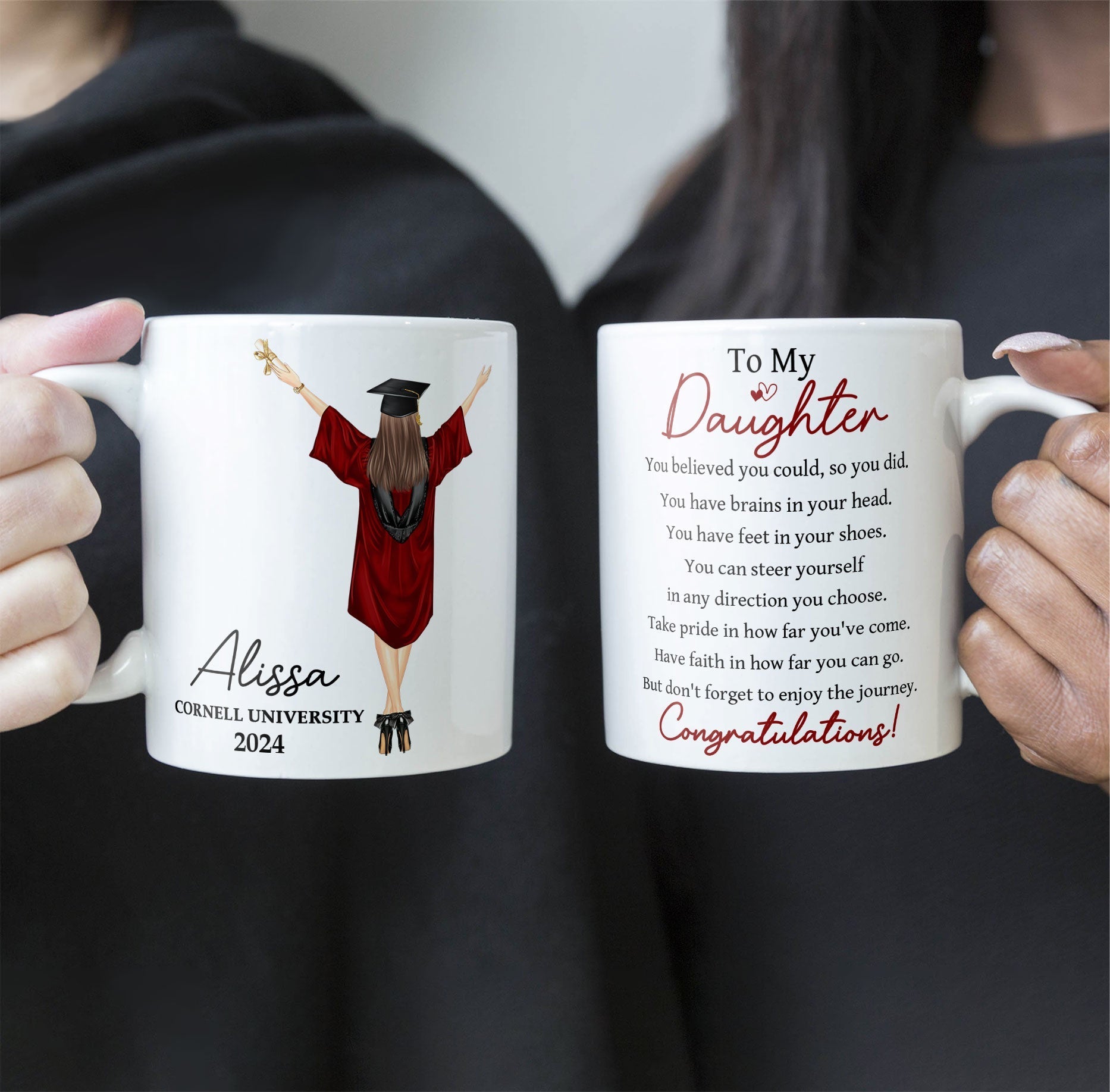 Graduation You Believed You Could So You Did Personalized Mug_3