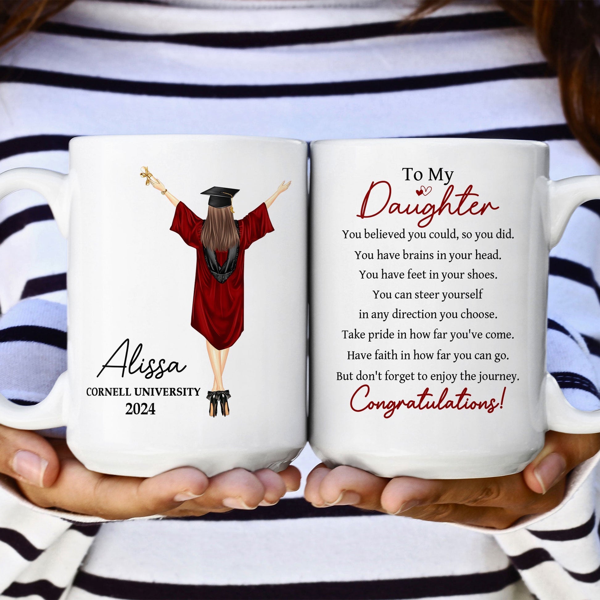 Graduation You Believed You Could So You Did Personalized Mug_5
