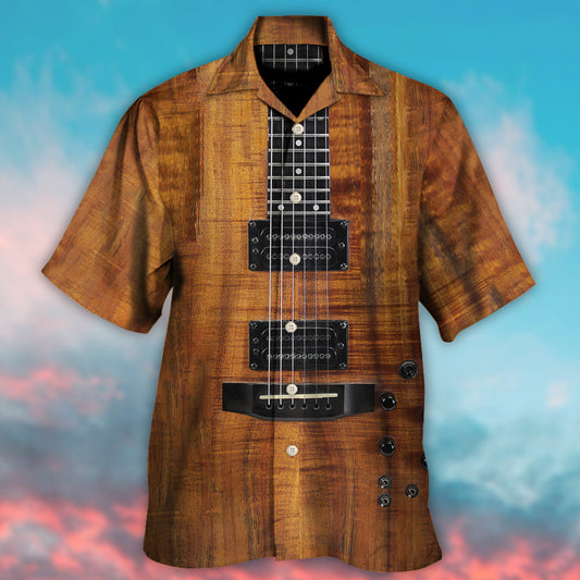 GuitarAcousticElectricGuitar HawaiianShirt OwlOhh_2813_2