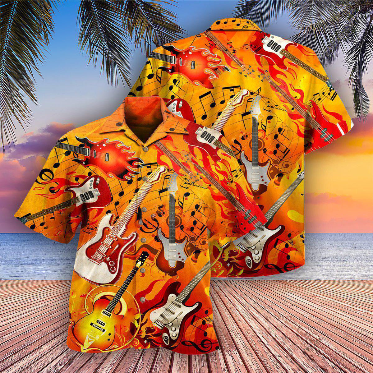 GuitarIsMyLifeNotes HawaiianShirt OwlOhh_1896_2